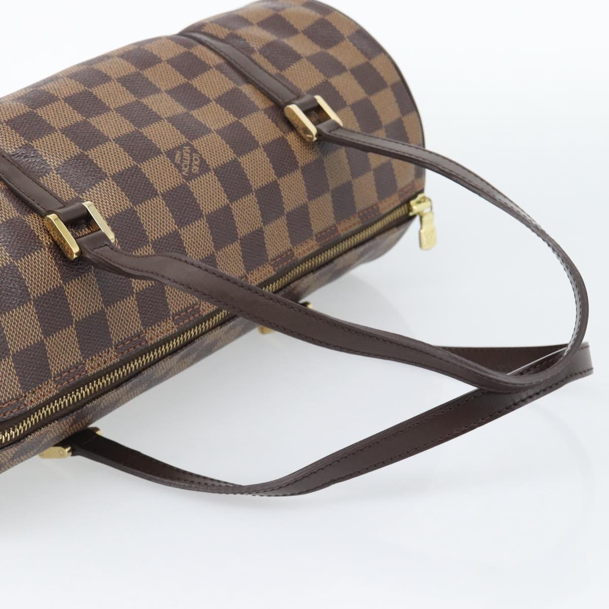 LOUIS VUITTON Damier Ebene Papillon 30 Hand Bag N51303 LV Auth 190670