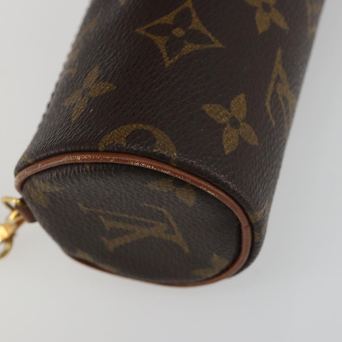 LOUIS VUITTON Monogram Papillon Pouch LV Auth 190671