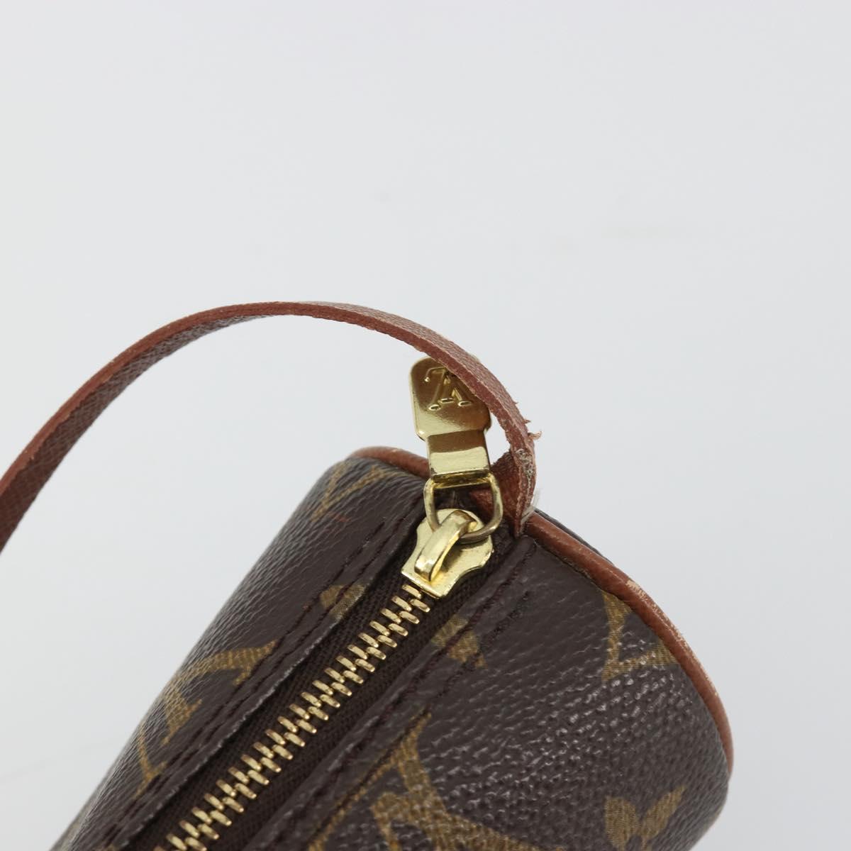 LOUIS VUITTON Monogram Papillon Pouch LV Auth 190671