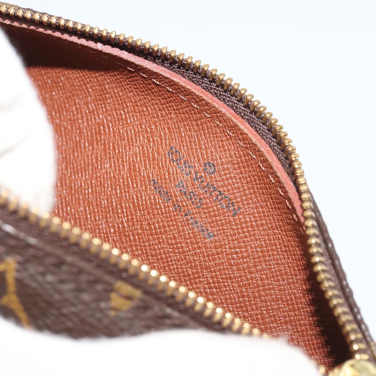 LOUIS VUITTON Monogram Papillon Pouch LV Auth 190671