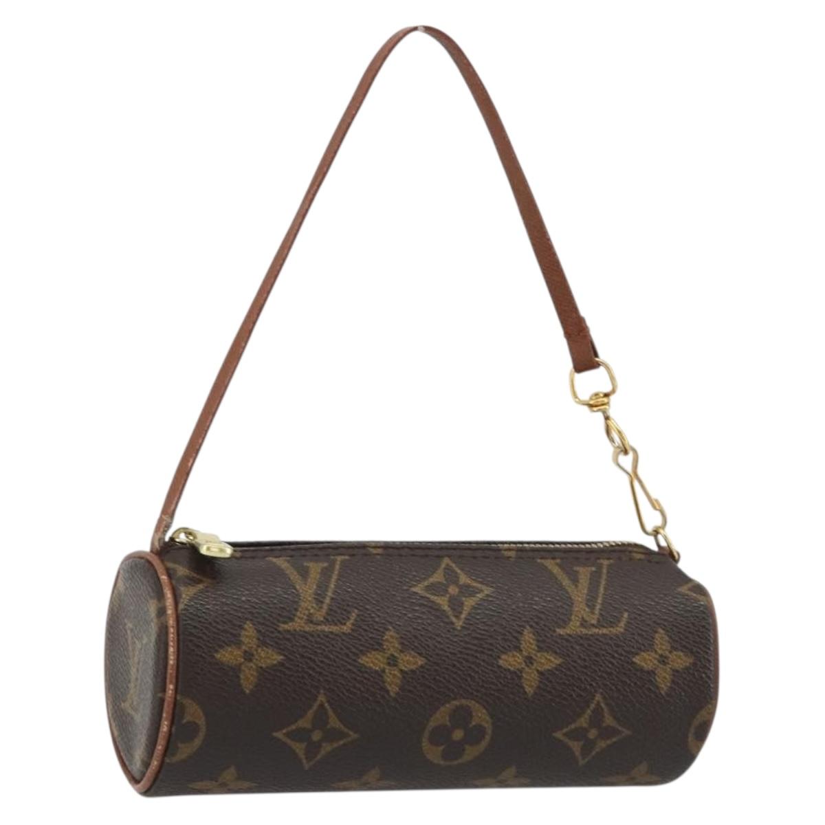 LOUIS VUITTON Monogram Papillon Pouch LV Auth 190671