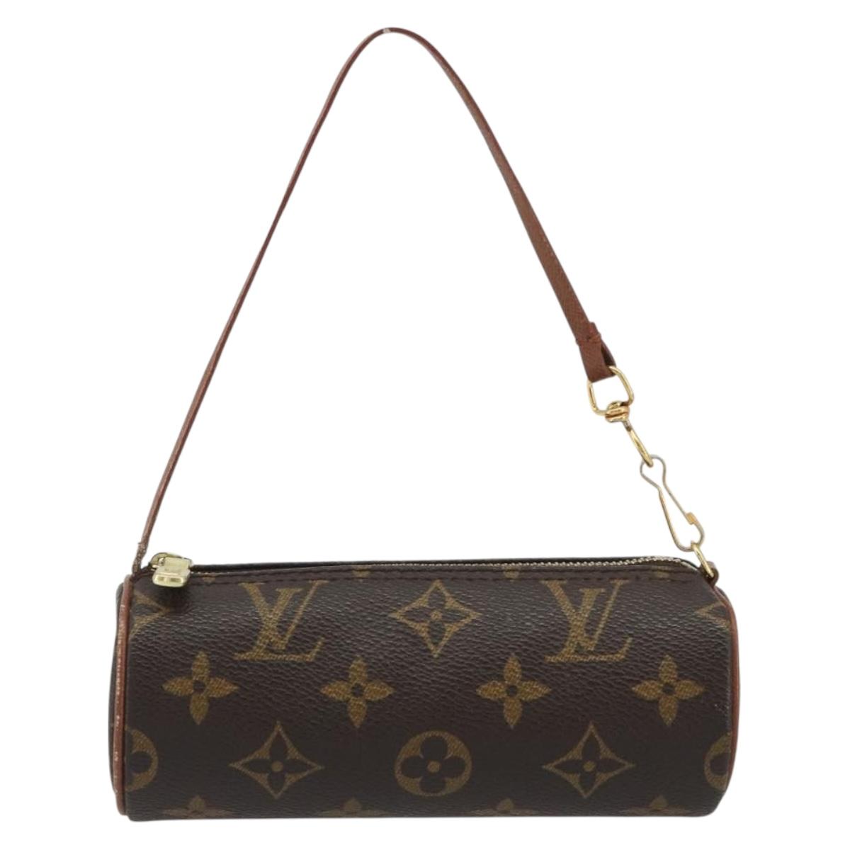 LOUIS VUITTON Monogram Papillon Pouch LV Auth 190671