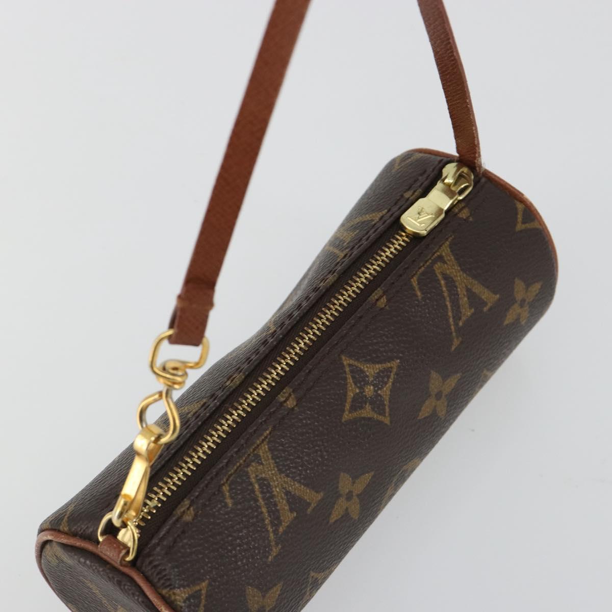 LOUIS VUITTON Monogram Papillon Pouch LV Auth 190671