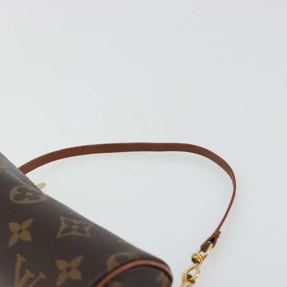 LOUIS VUITTON Monogram Papillon Pouch LV Auth 190671