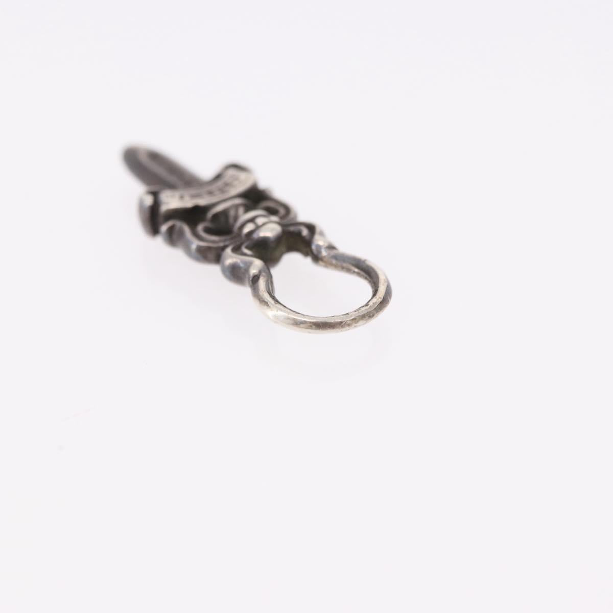 Chrome Hearts Dagger Charm Pendant Top Ag925 Silver Auth 190678M