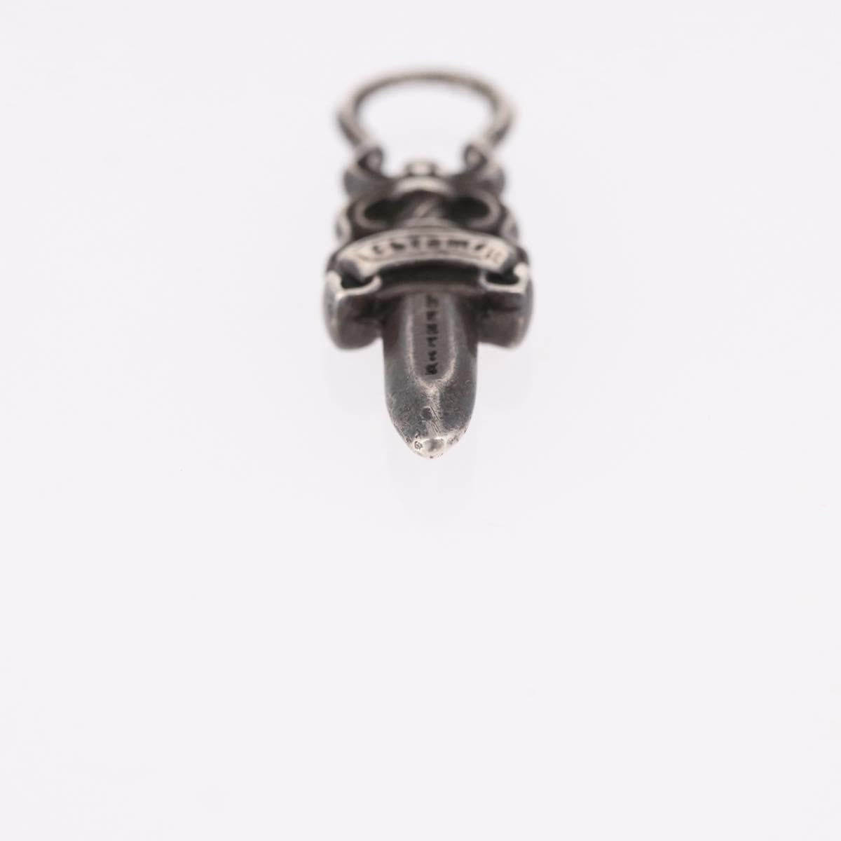 Chrome Hearts Dagger Charm Pendant Top Ag925 Silver Auth 190678M