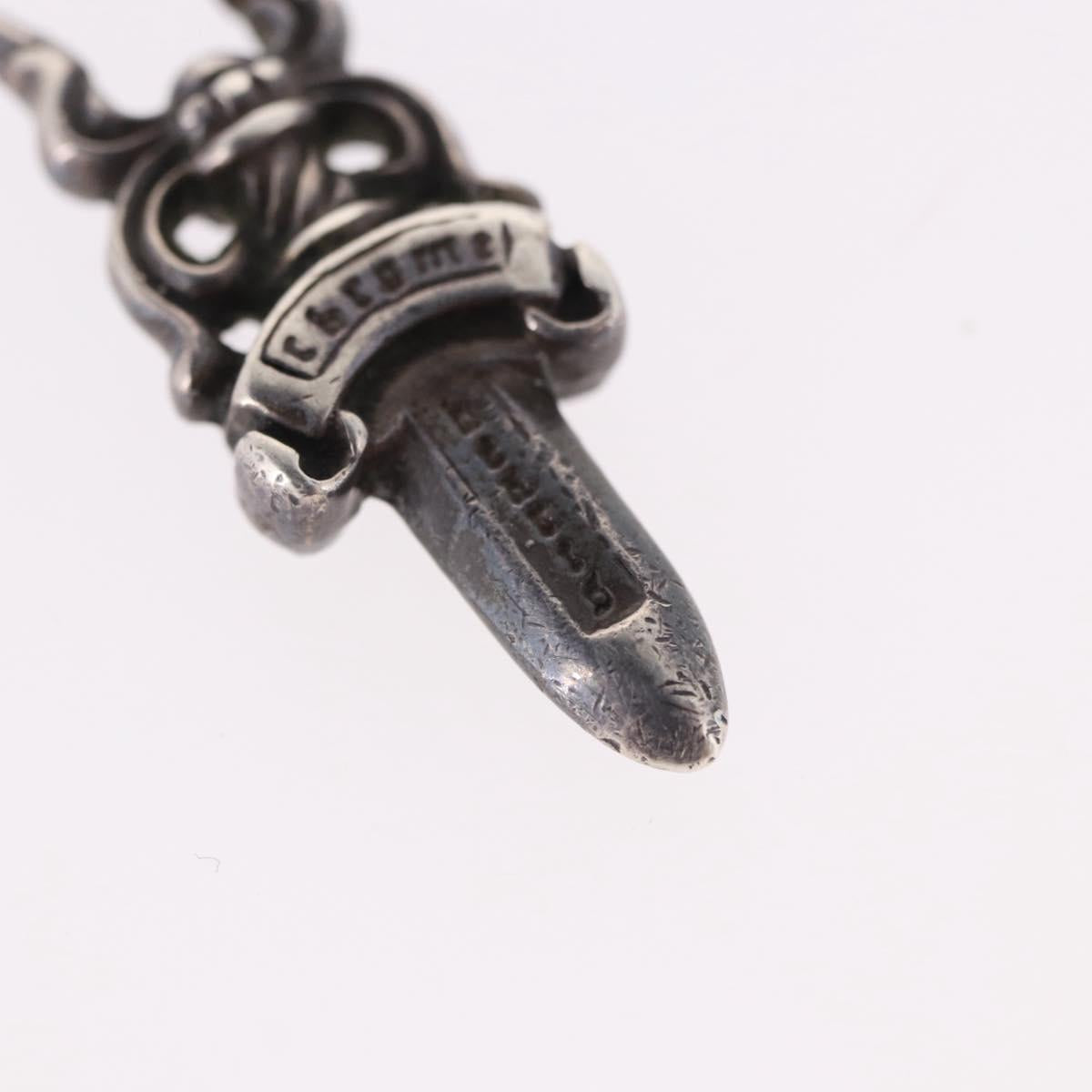 Chrome Hearts Dagger Charm Pendant Top Ag925 Silver Auth 190678M