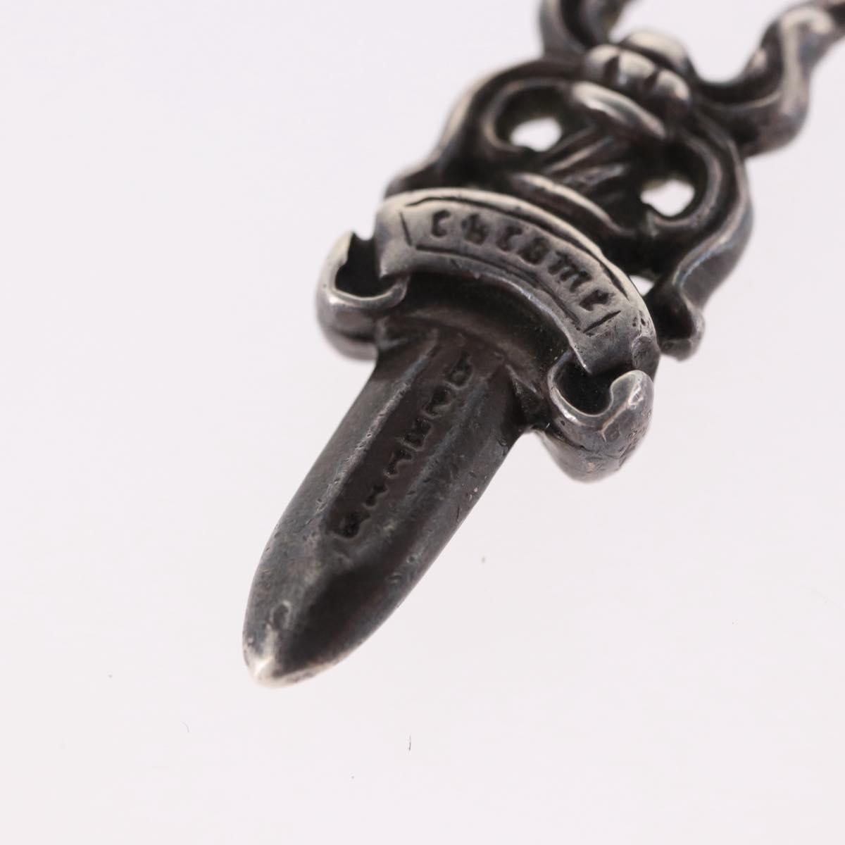 Chrome Hearts Dagger Charm Pendant Top Ag925 Silver Auth 190678M