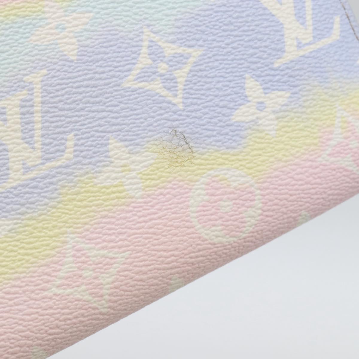 LOUIS VUITTON Monogram Escal Zippy Wallet Long Wallet Pink M69110 LV Auth 190680