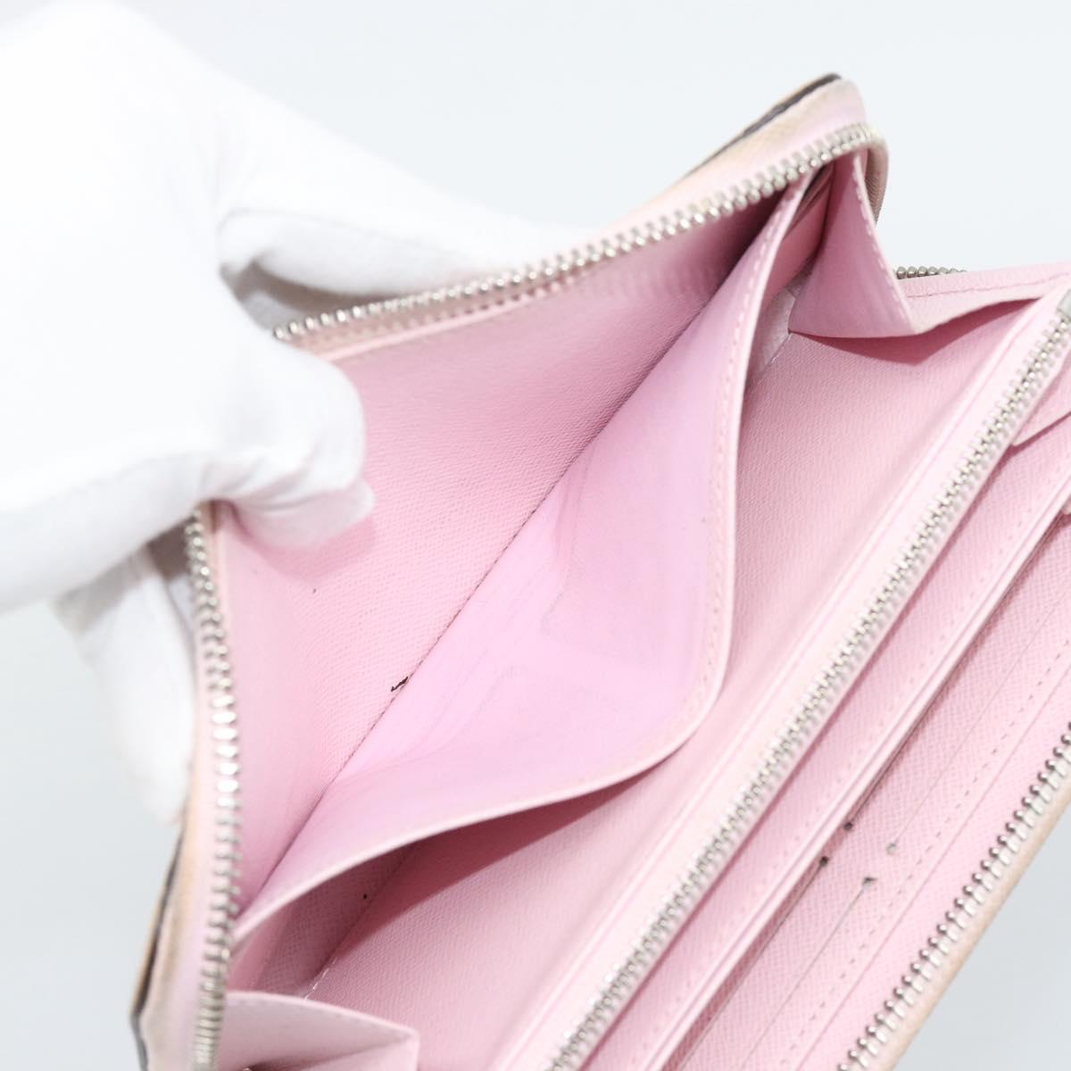 LOUIS VUITTON Monogram Escal Zippy Wallet Long Wallet Pink M69110 LV Auth 190680