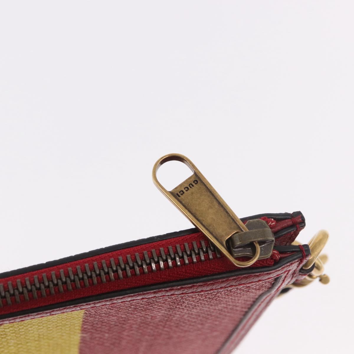 GUCCI Baiadera Clutch Bag Canvas Multicolor Gold 625602 Auth 190681A