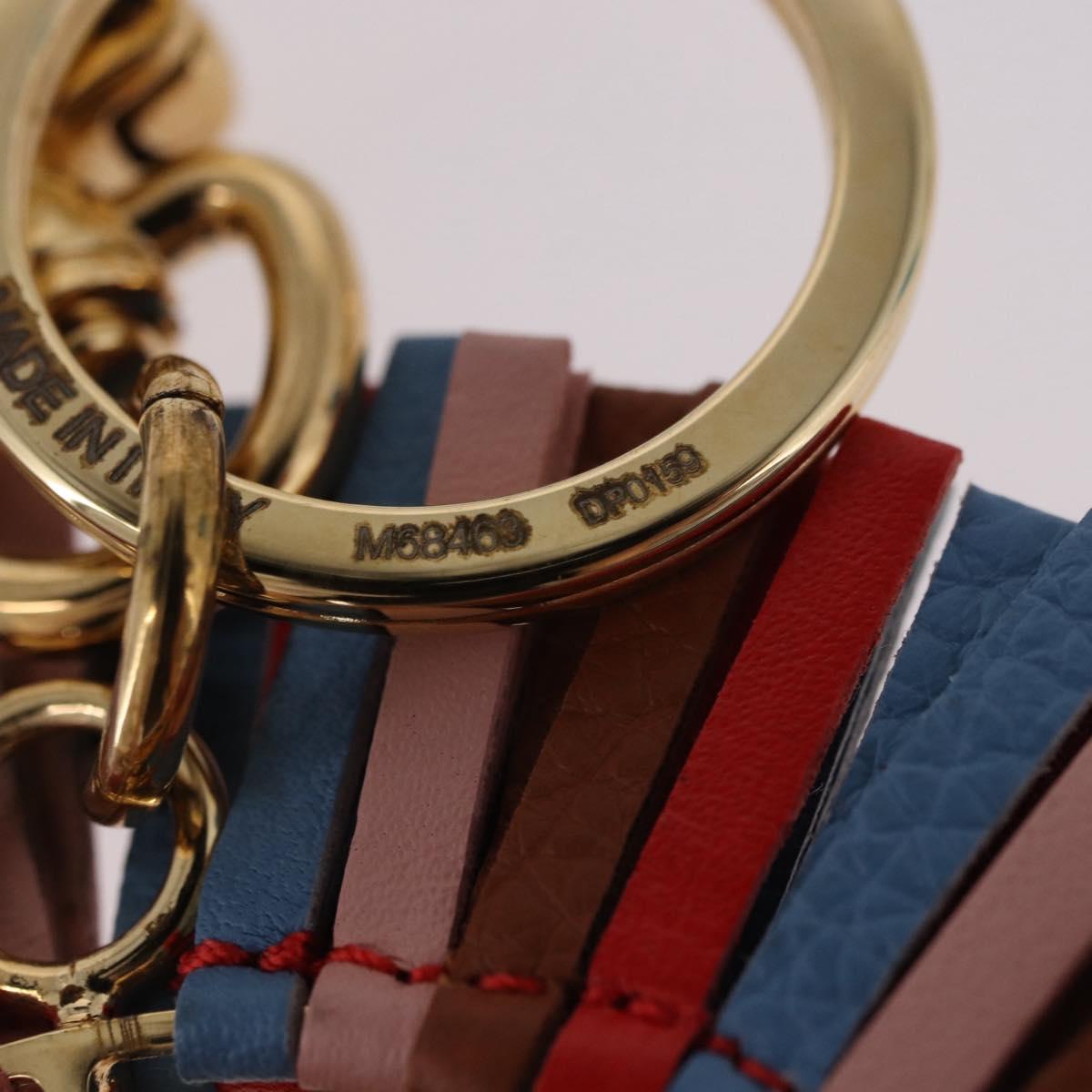 LOUIS VUITTON Porte Cles Fringe Key Holder metal Gold M68463 LV Auth 190687M