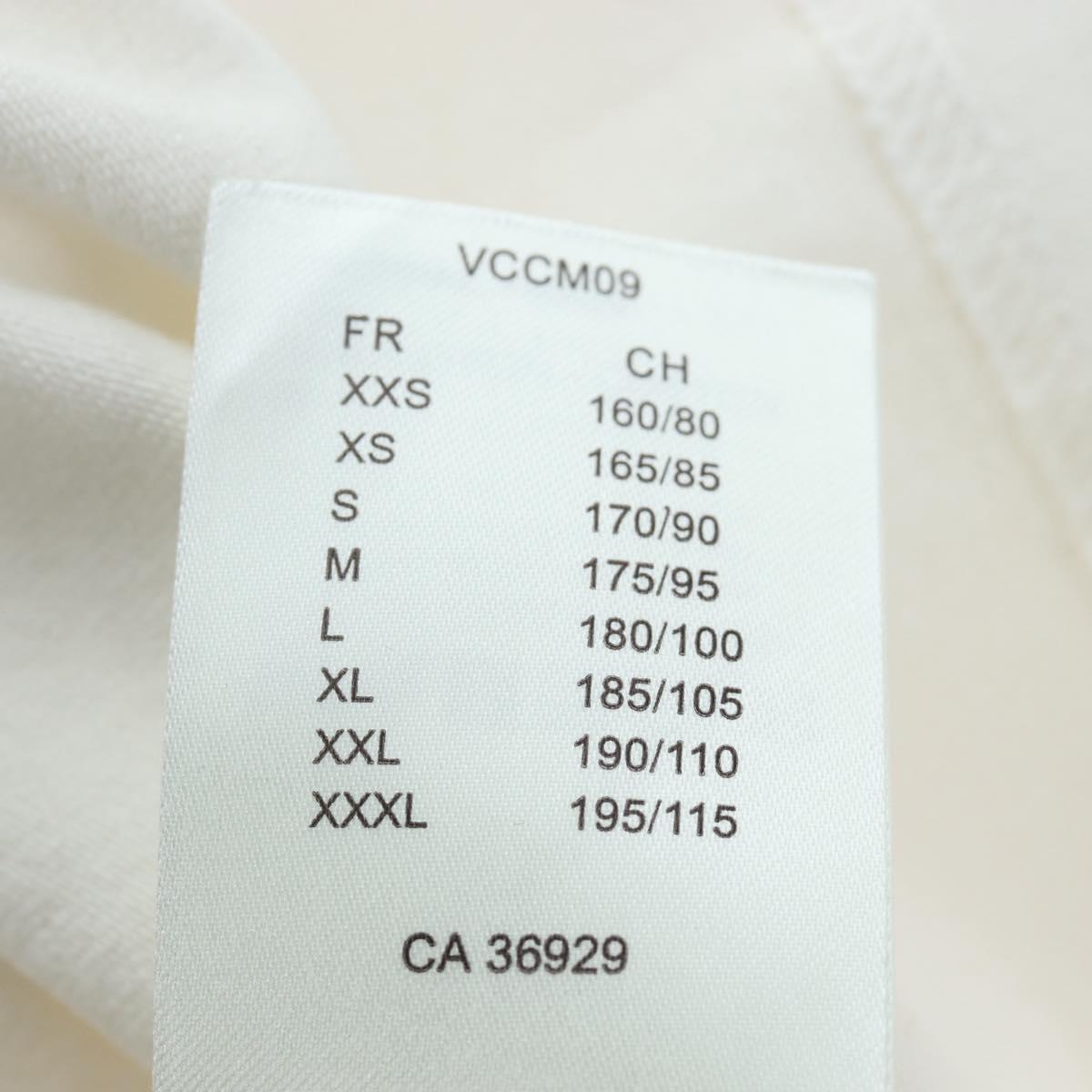 LOUIS VUITTON T Shirt Rainbow Printed T Shirt Cotton S White LV Auth 190692M