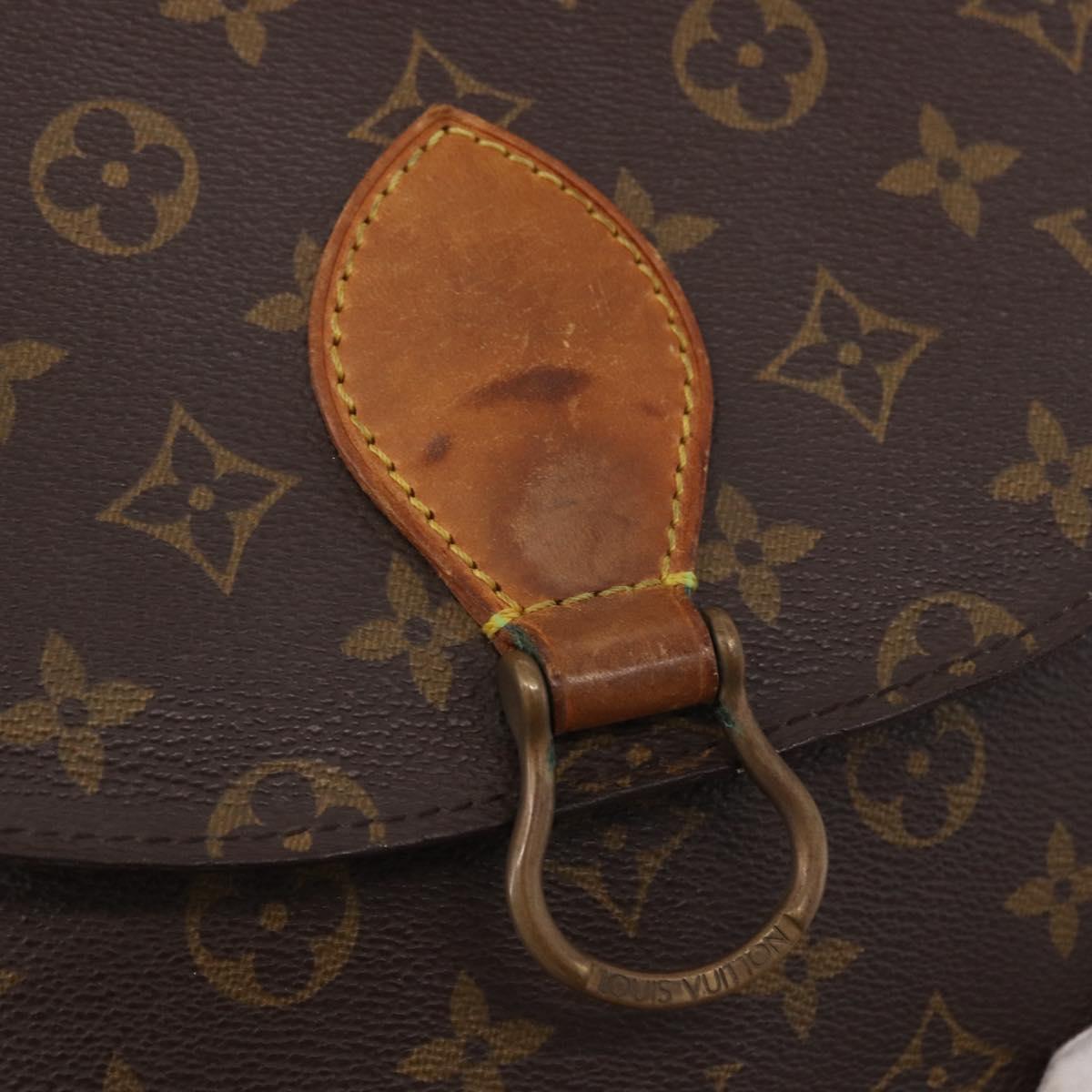 LOUIS VUITTON Monogram Saint Cloud GM Shoulder Bag M51242 LV Auth 190699