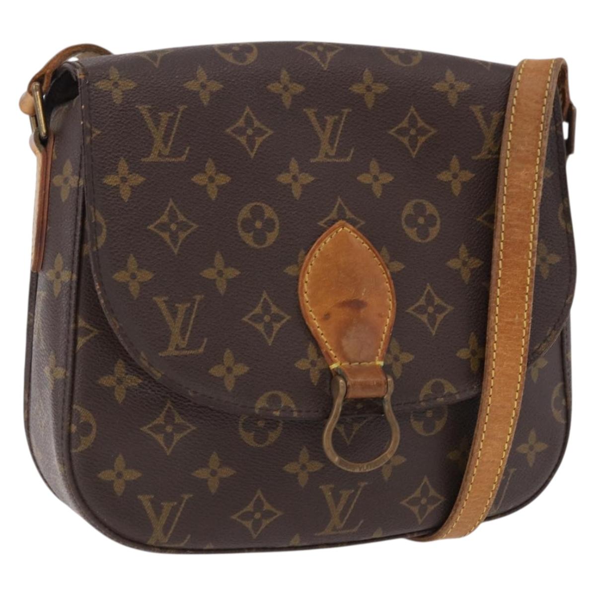 LOUIS VUITTON Monogram Saint Cloud GM Shoulder Bag M51242 LV Auth 190699