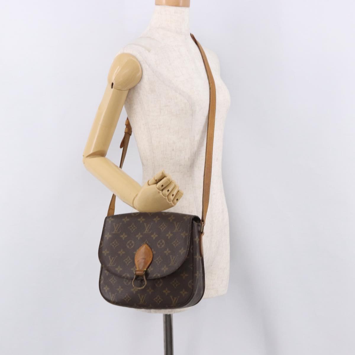 LOUIS VUITTON Monogram Saint Cloud GM Shoulder Bag M51242 LV Auth 190699