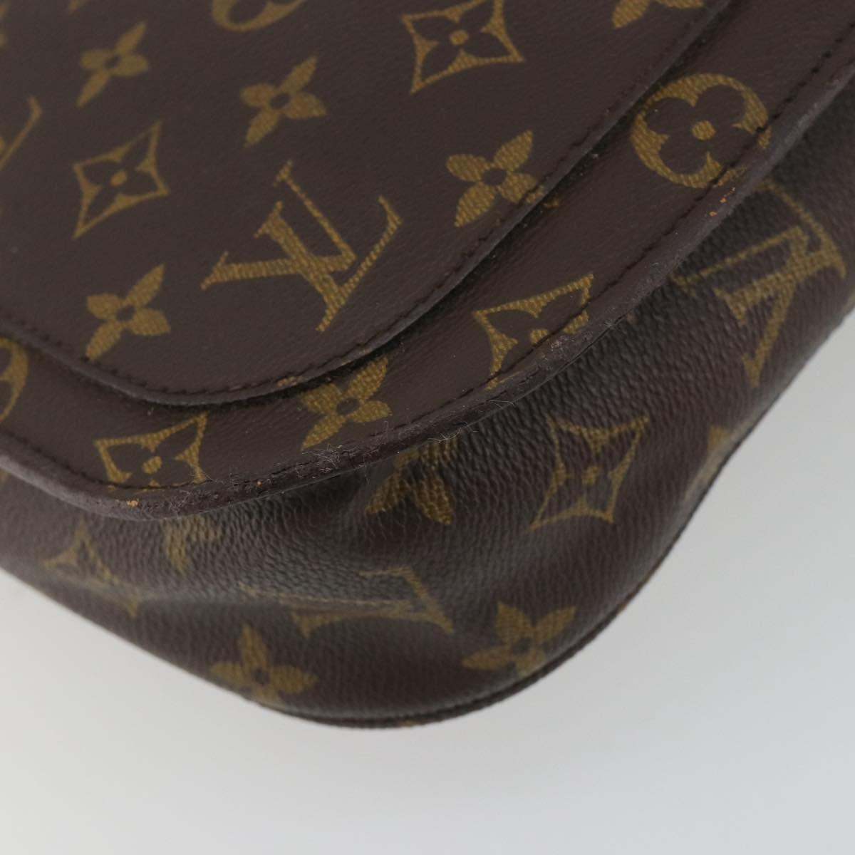 LOUIS VUITTON Monogram Saint Cloud GM Shoulder Bag M51242 LV Auth 190700
