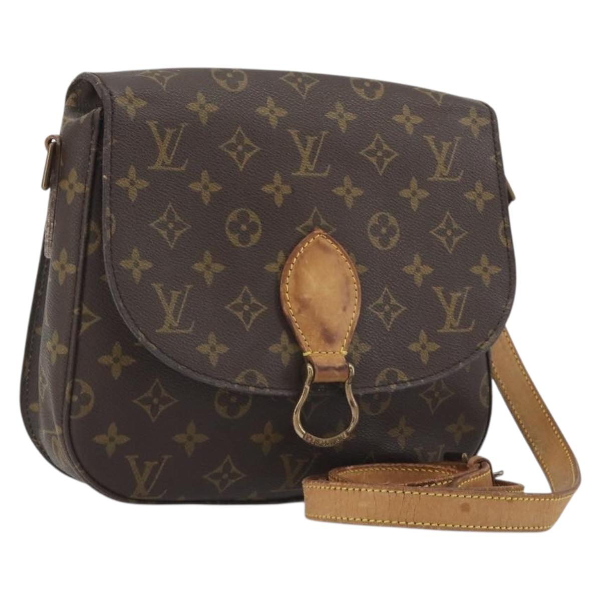 LOUIS VUITTON Monogram Saint Cloud GM Shoulder Bag M51242 LV Auth 190700