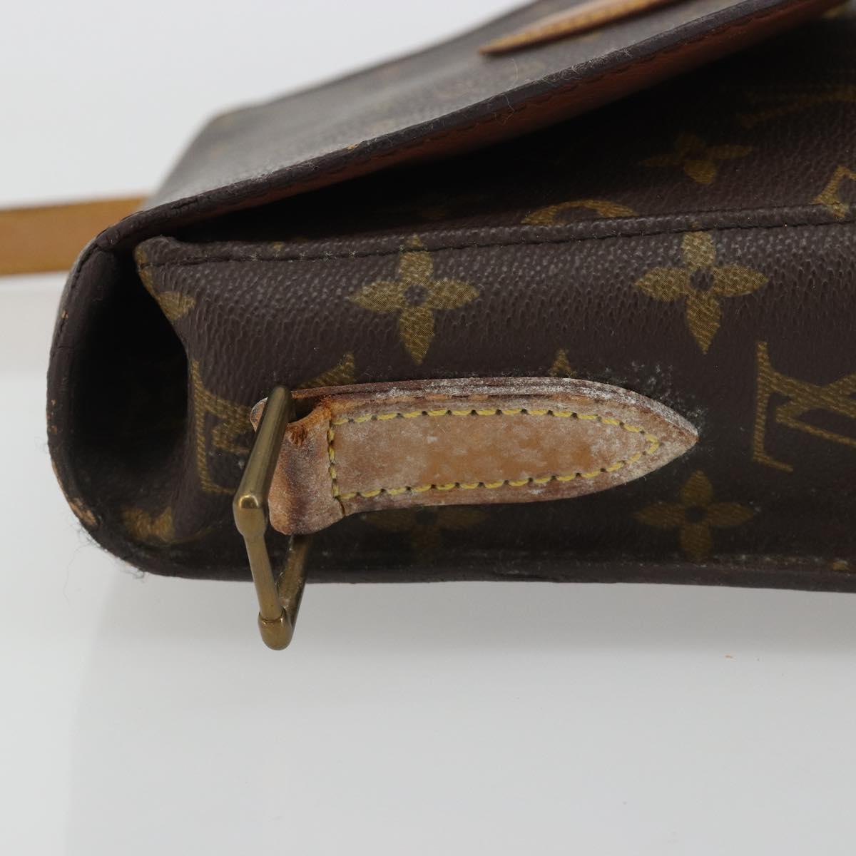 LOUIS VUITTON Monogram Saint Cloud GM Shoulder Bag M51242 LV Auth 190700