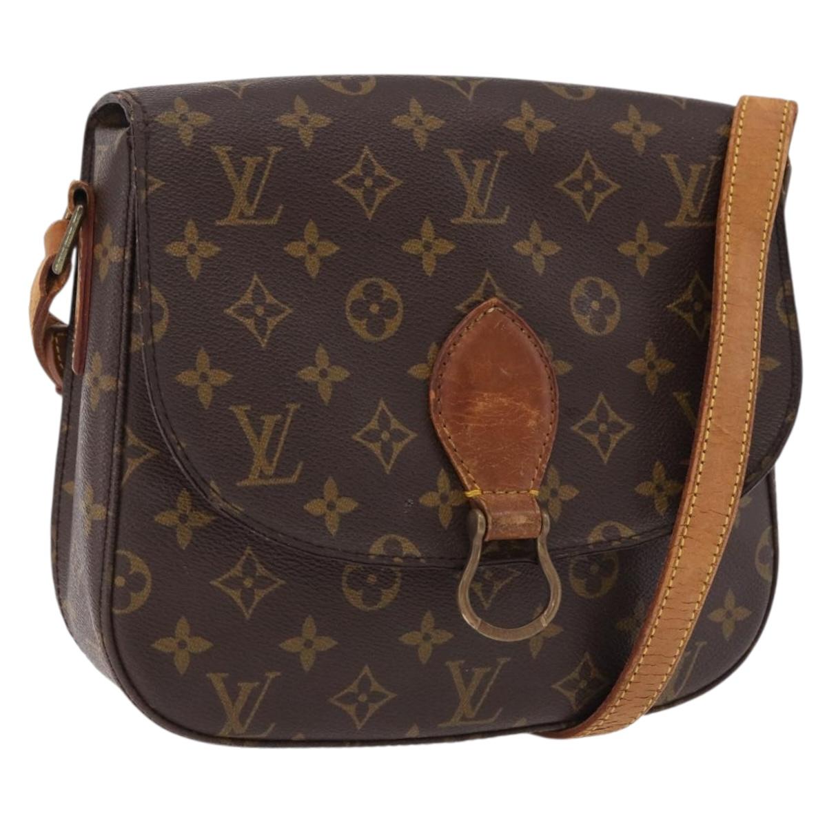 LOUIS VUITTON Monogram Saint Cloud GM Shoulder Bag M51242 LV Auth 190701