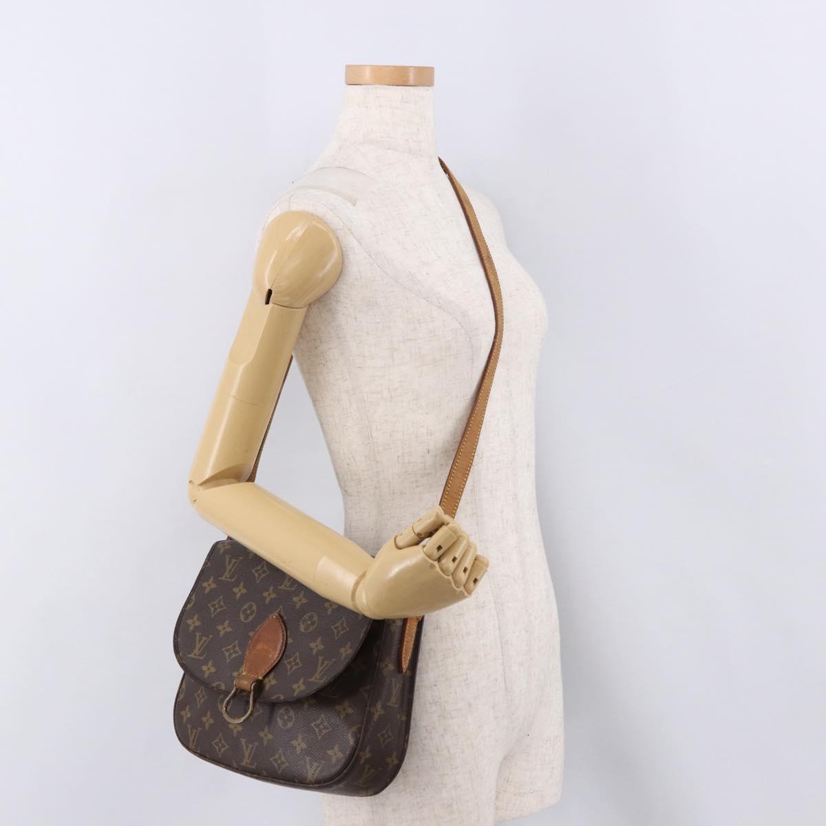 LOUIS VUITTON Monogram Saint Cloud GM Shoulder Bag M51242 LV Auth 190701