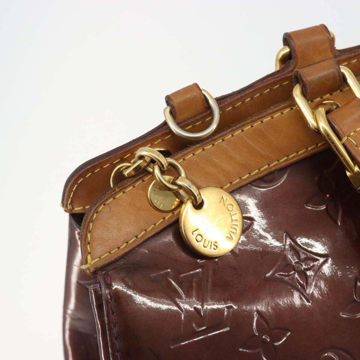 LOUIS VUITTON Monogram Vernis Blair MM Bag 2way Rouge Favist M91690 Auth 190705