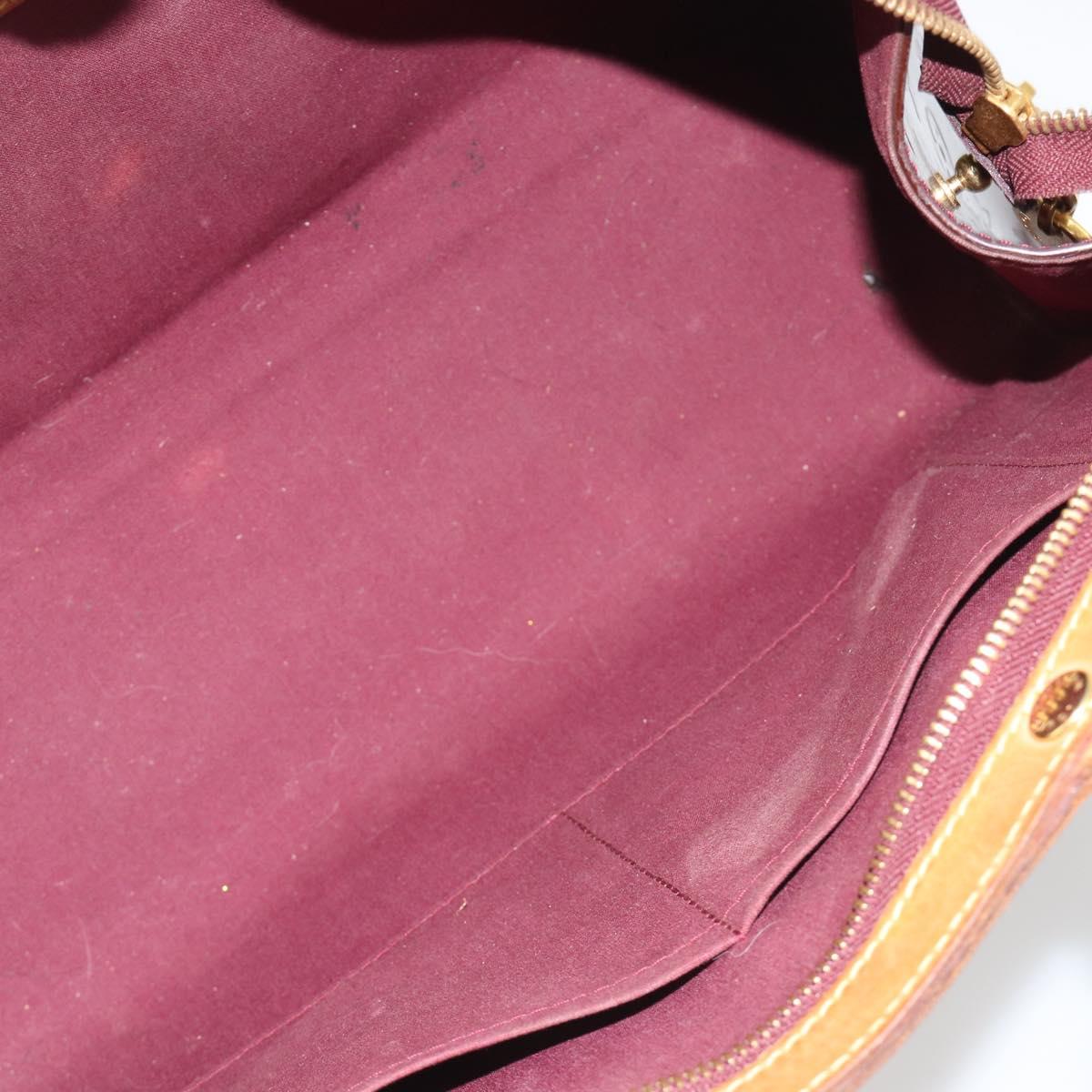 LOUIS VUITTON Monogram Vernis Blair MM Bag 2way Rouge Favist M91690 Auth 190705