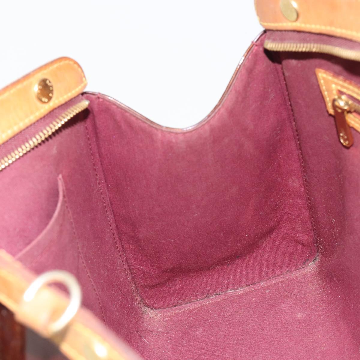 LOUIS VUITTON Monogram Vernis Blair MM Bag 2way Rouge Favist M91690 Auth 190705