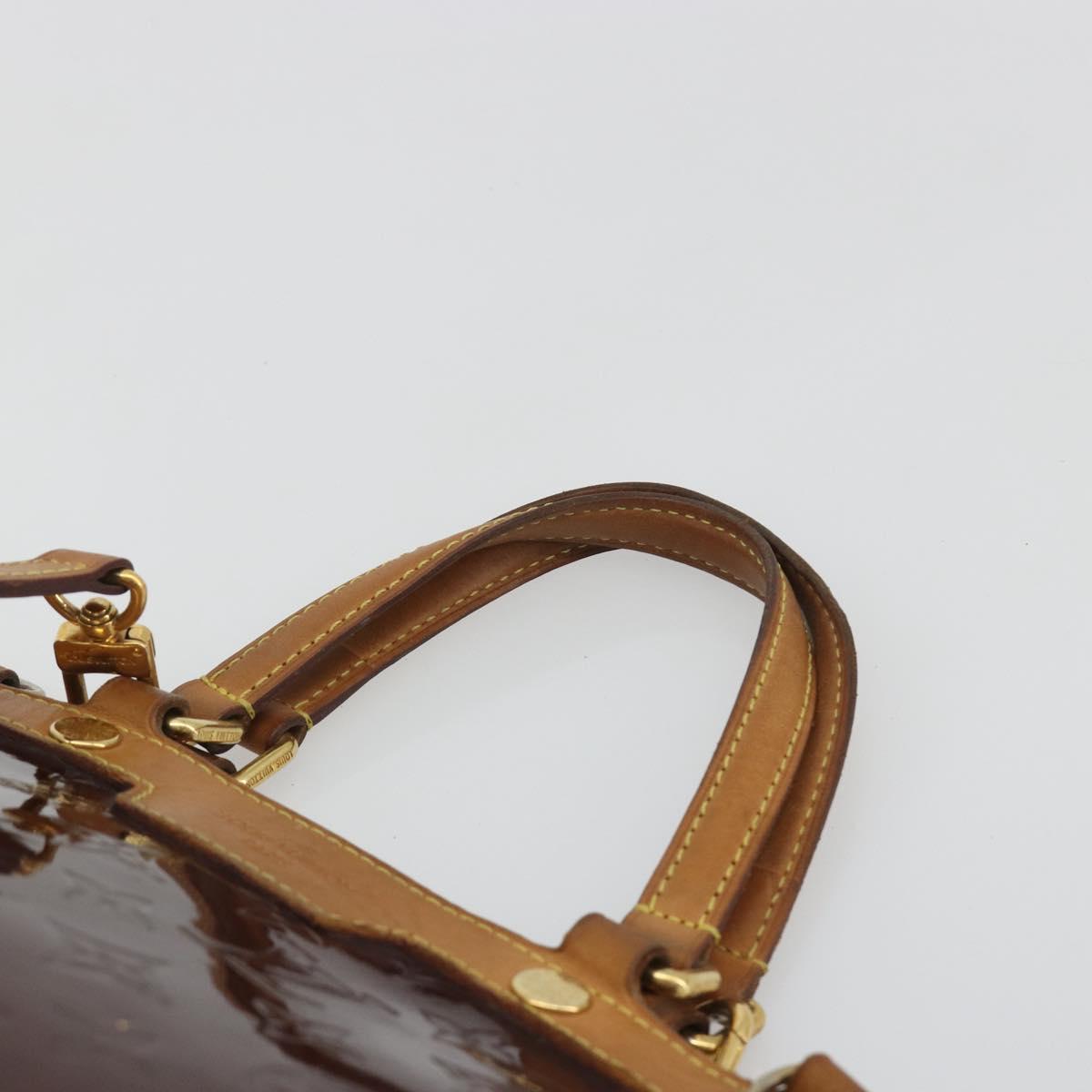 LOUIS VUITTON Monogram Vernis Blair MM Bag 2way Rouge Favist M91690 Auth 190705