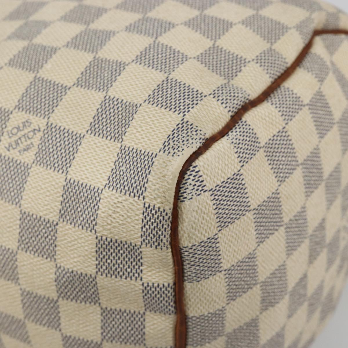 LOUIS VUITTON Damier Azur Speedy 30 Hand Bag N41533 LV Auth 190710