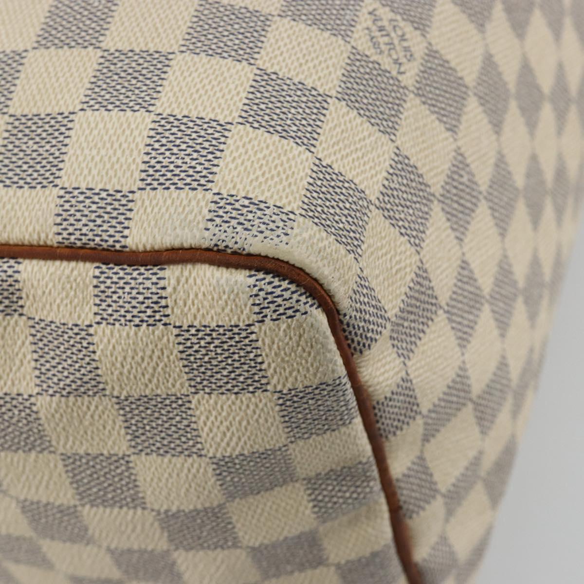 LOUIS VUITTON Damier Azur Speedy 30 Hand Bag N41533 LV Auth 190710