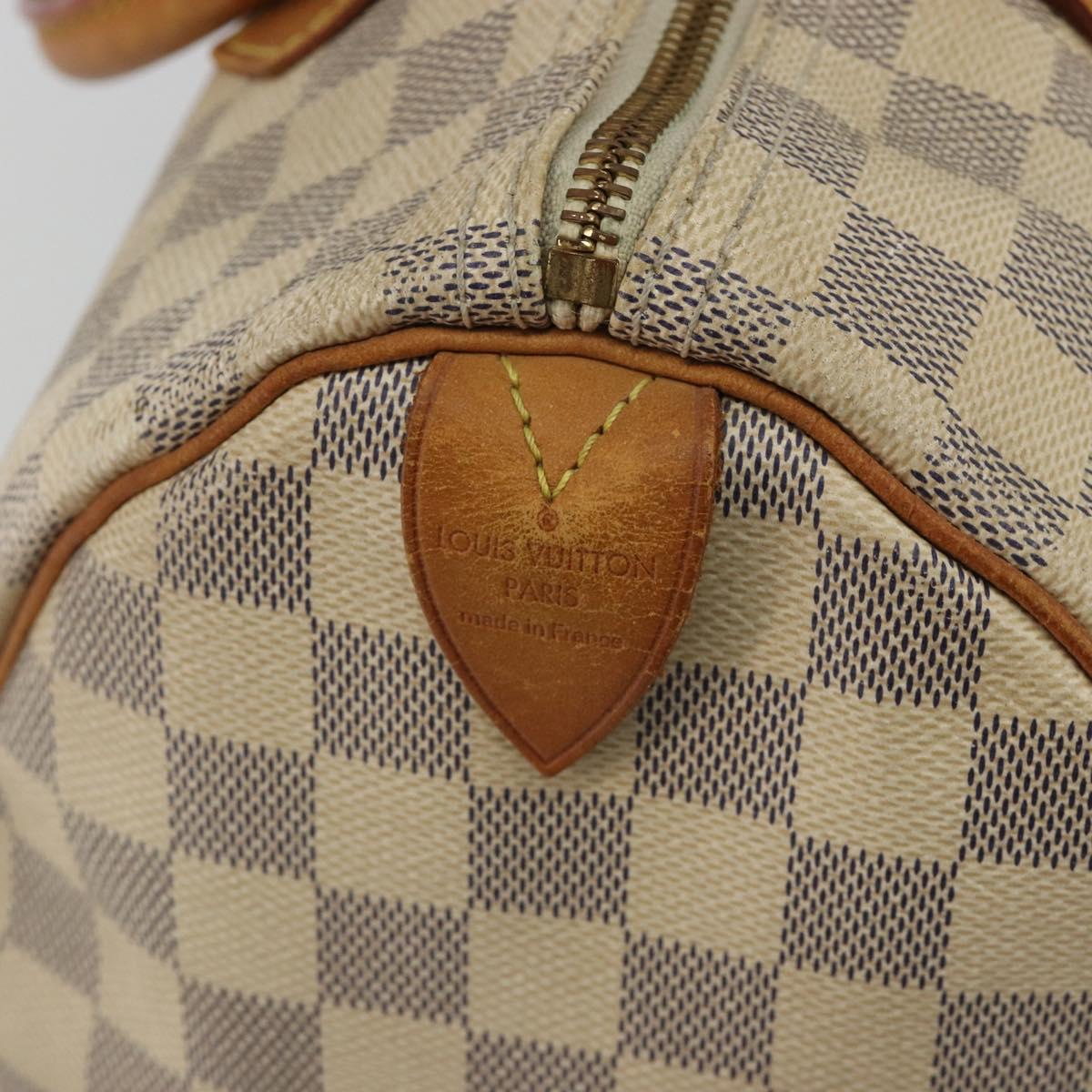 LOUIS VUITTON Damier Azur Speedy 30 Hand Bag N41533 LV Auth 190711A