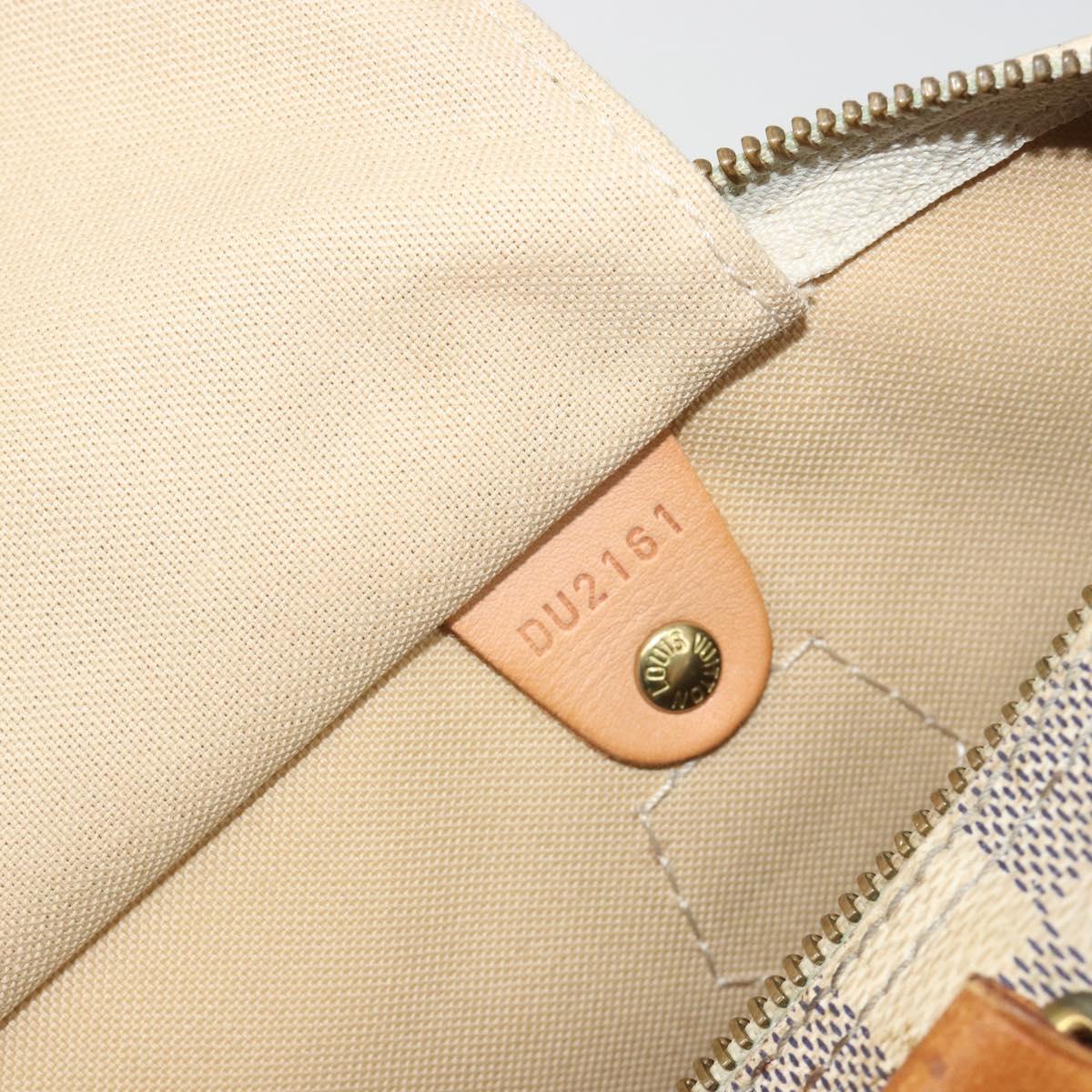 LOUIS VUITTON Damier Azur Speedy 30 Hand Bag N41533 LV Auth 190711A