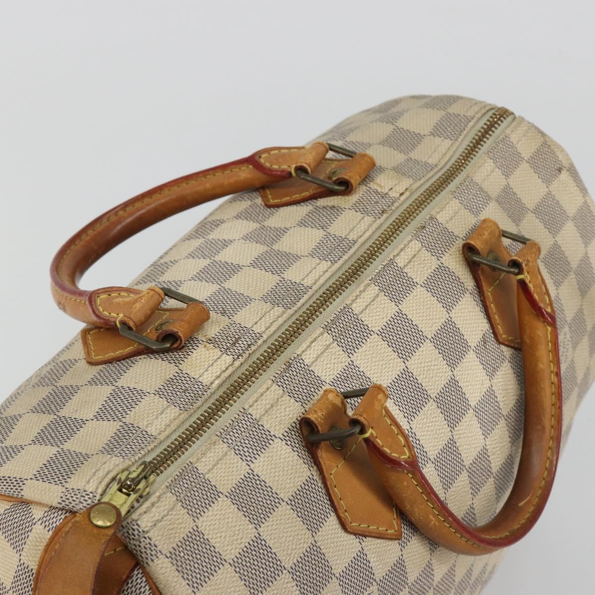 LOUIS VUITTON Damier Azur Speedy 30 Hand Bag N41533 LV Auth 190711A