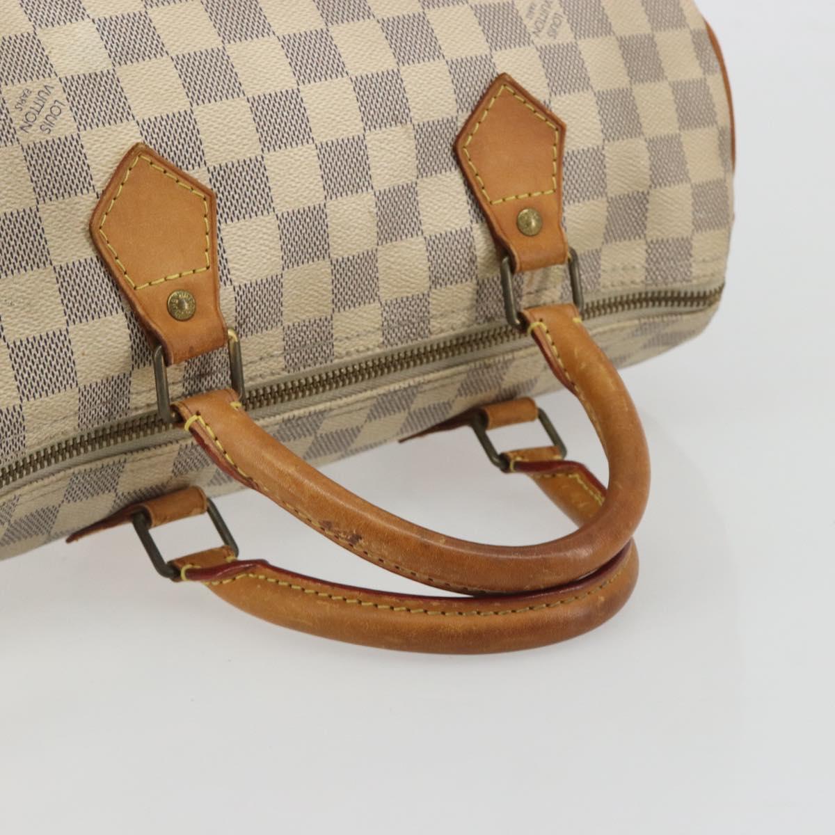 LOUIS VUITTON Damier Azur Speedy 30 Hand Bag N41533 LV Auth 190711A