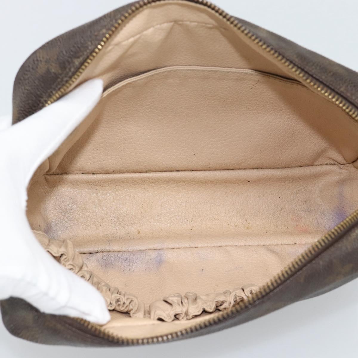 LOUIS VUITTON Monogram Trousse Toilette 23 Clutch Bag M47524 LV Auth 190742