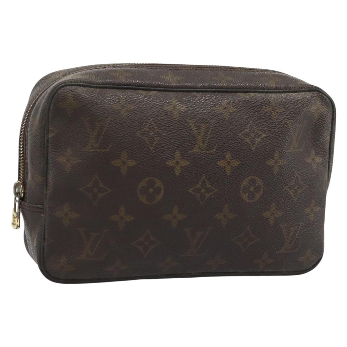 LOUIS VUITTON Monogram Trousse Toilette 23 Clutch Bag M47524 LV Auth 190742
