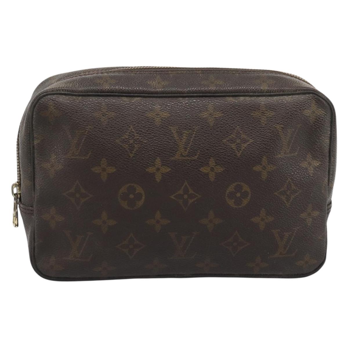 LOUIS VUITTON Monogram Trousse Toilette 23 Clutch Bag M47524 LV Auth 190742