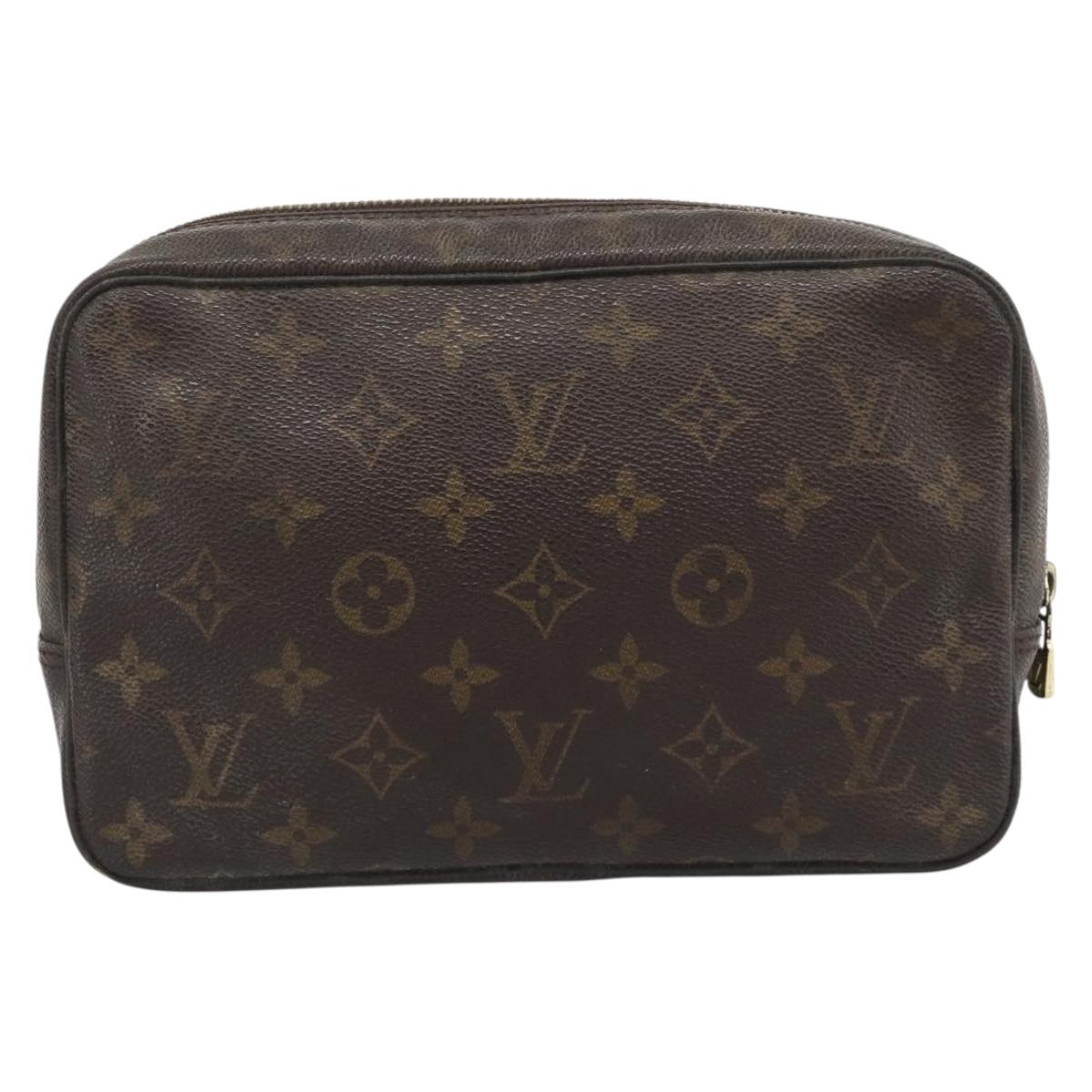 LOUIS VUITTON Monogram Trousse Toilette 23 Clutch Bag M47524 LV Auth 190742