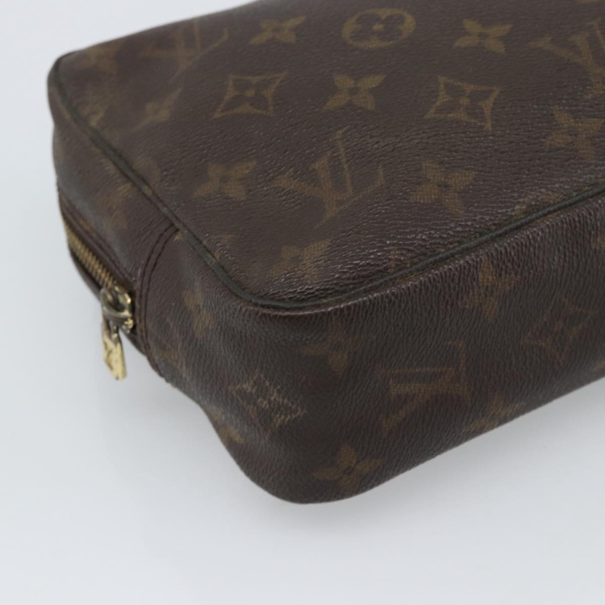 LOUIS VUITTON Monogram Trousse Toilette 23 Clutch Bag M47524 LV Auth 190742