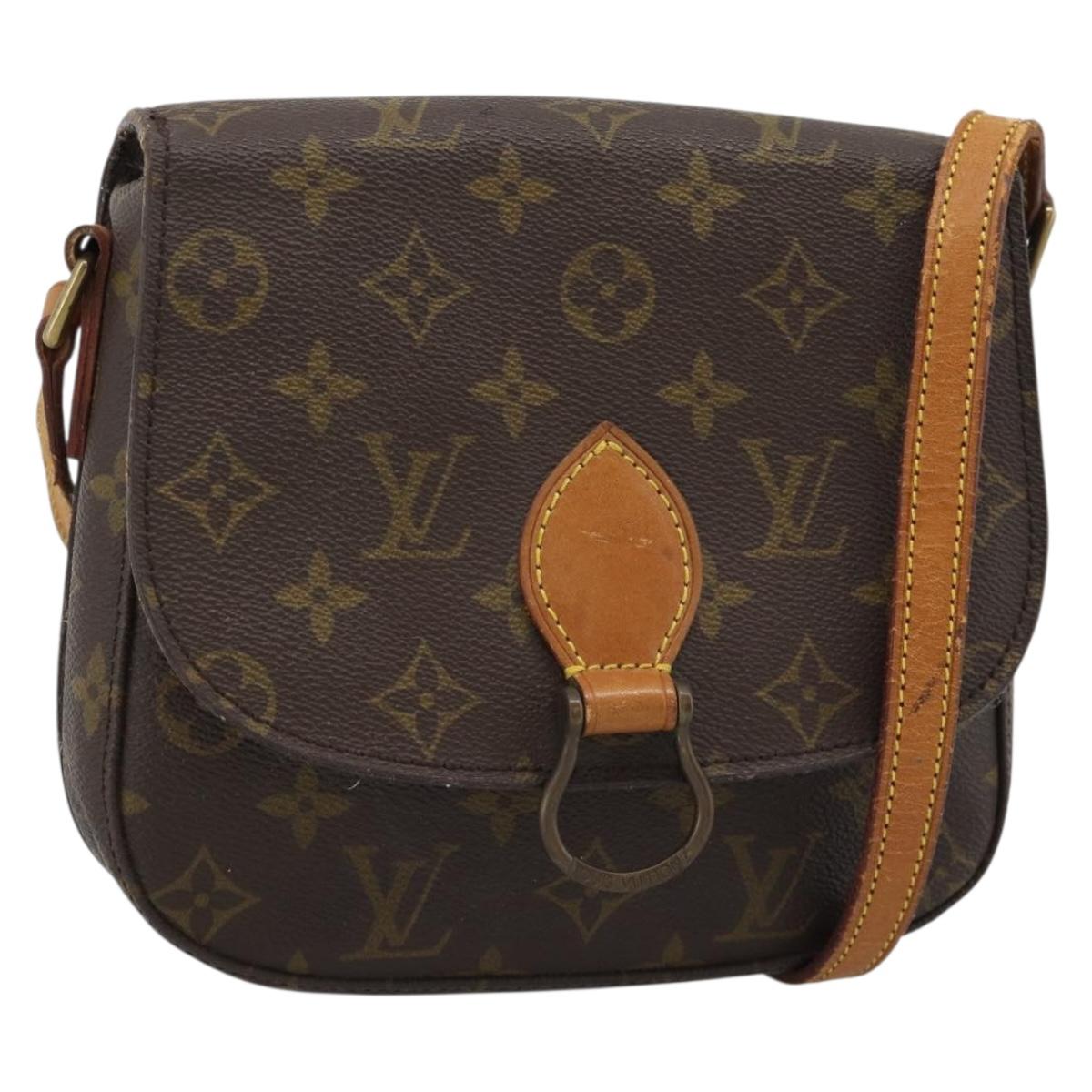 LOUIS VUITTON Monogram Saint Cloud MM Shoulder Bag M51243 LV Auth 190744