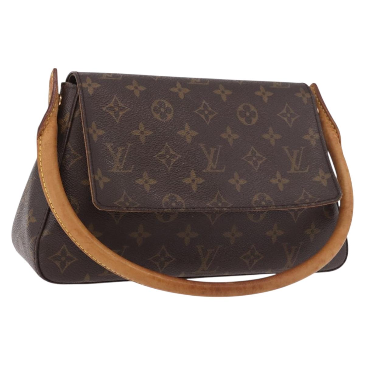 LOUIS VUITTON Monogram Mini Looping Shoulder Bag M51147 LV Auth 190745