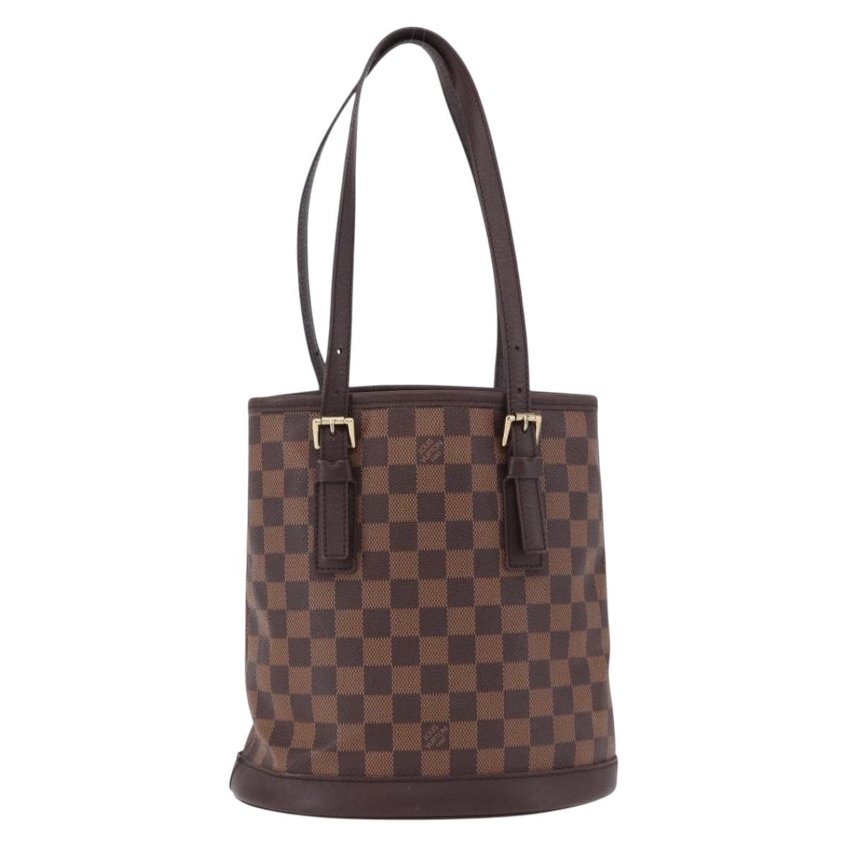 LOUIS VUITTON Damier Ebene Marais Shoulder Bag N42240 LV Auth 190747A