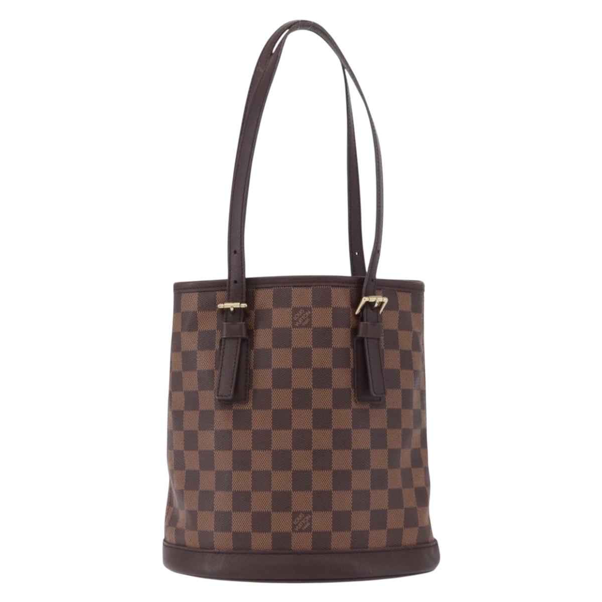 LOUIS VUITTON Damier Ebene Marais Shoulder Bag N42240 LV Auth 190747A