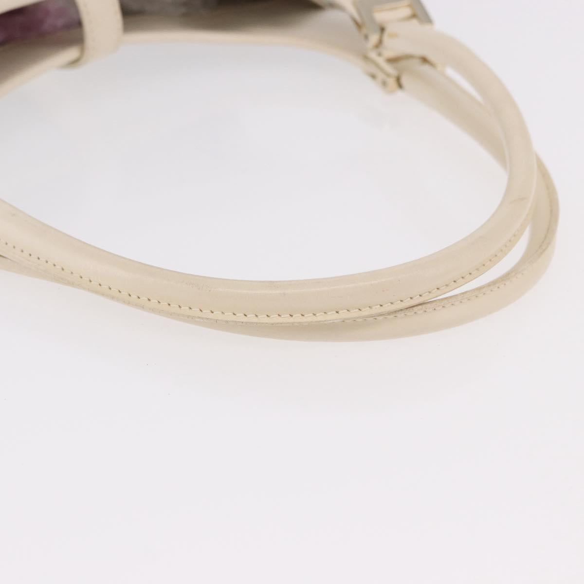 GUCCI GG Canvas Jackie Hand Bag Light Blue Gold 002 5068 Auth 190748