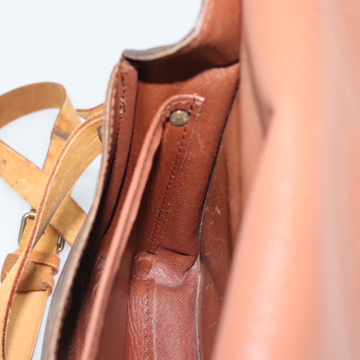 LOUIS VUITTON Monogram Cartouchiere MM Shoulder Bag M51253 LV Auth 190752