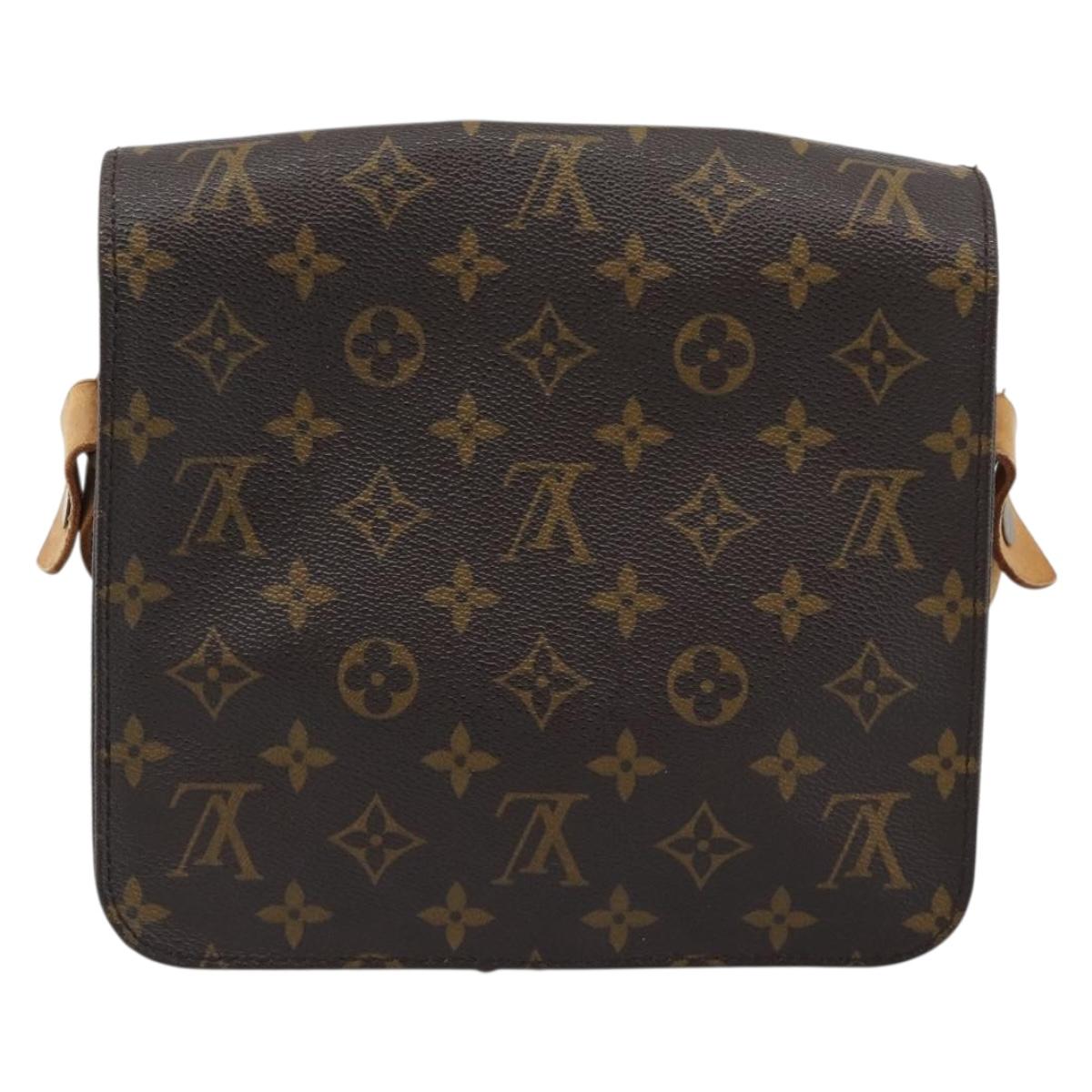 LOUIS VUITTON Monogram Cartouchiere MM Shoulder Bag M51253 LV Auth 190752