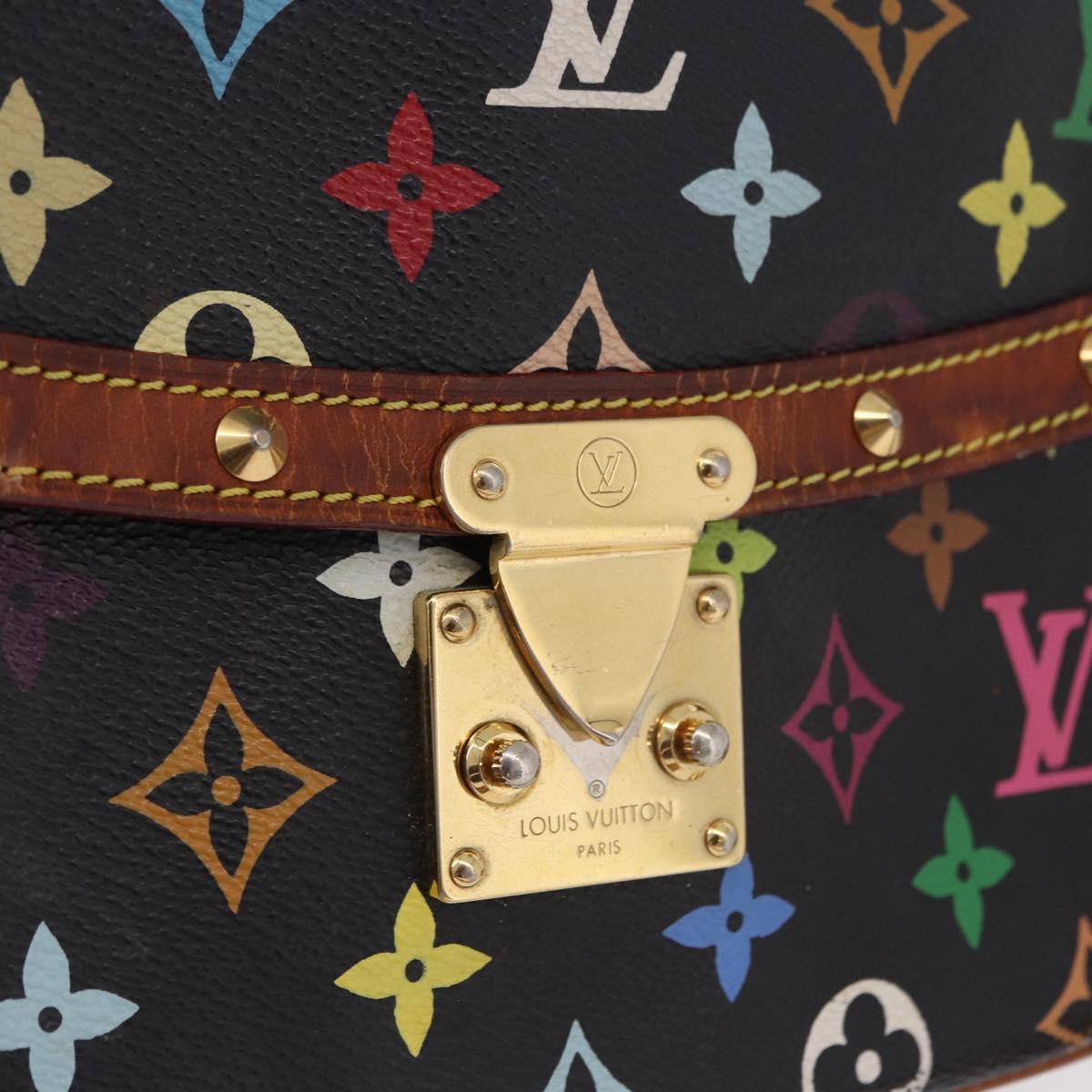 LOUIS VUITTON Monogram Multicolor Sologne Shoulder Bag Black M92639 Auth 190754