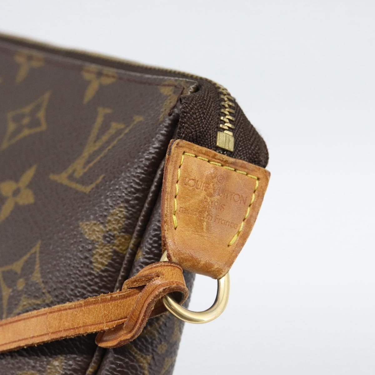 LOUIS VUITTON Monogram Pochette Accessoires Pouch M51980 LV Auth 190758