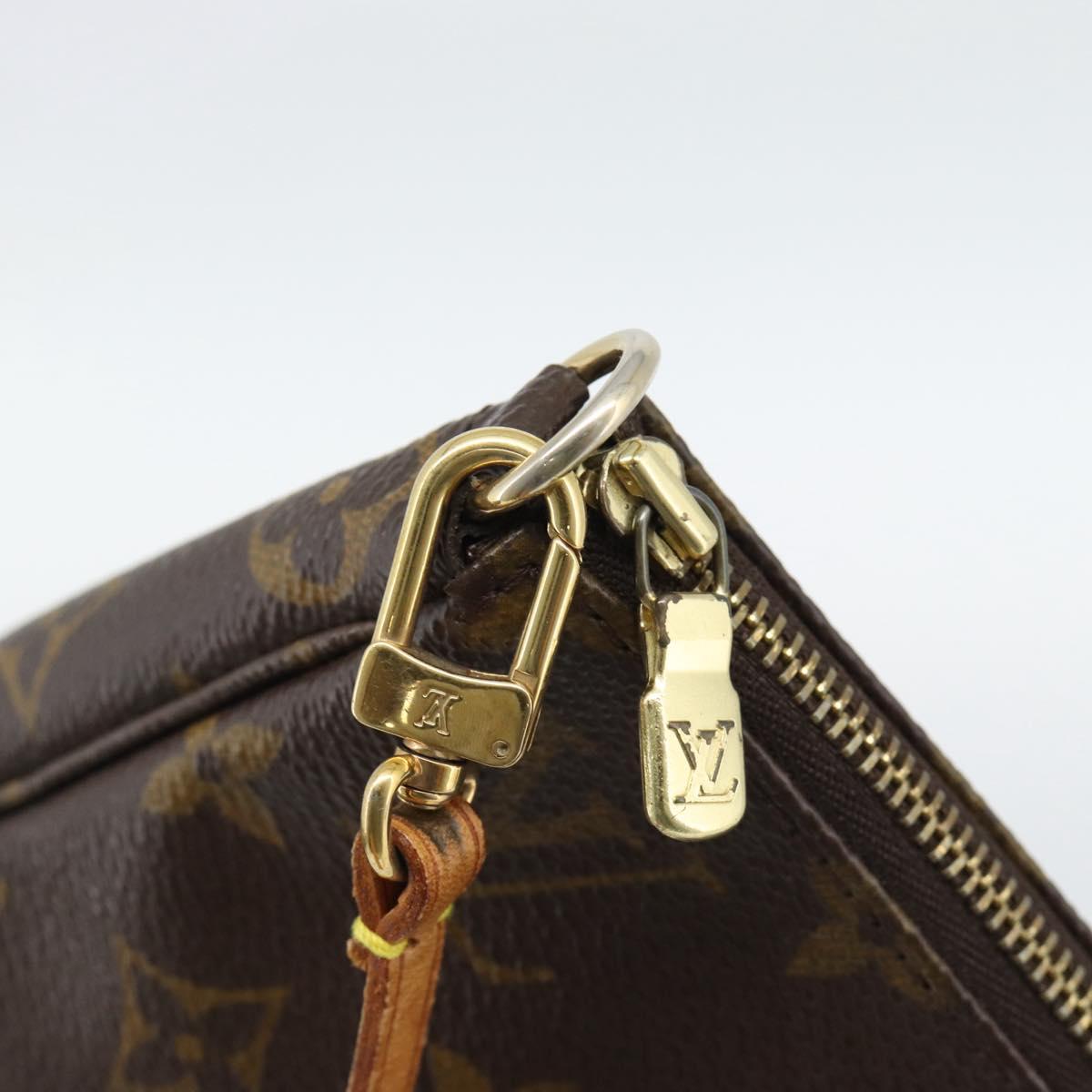 LOUIS VUITTON Monogram Pochette Accessoires Pouch M51980 LV Auth 190758